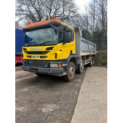 2014 SCANIA P410 Tipper 8x4 euro 6